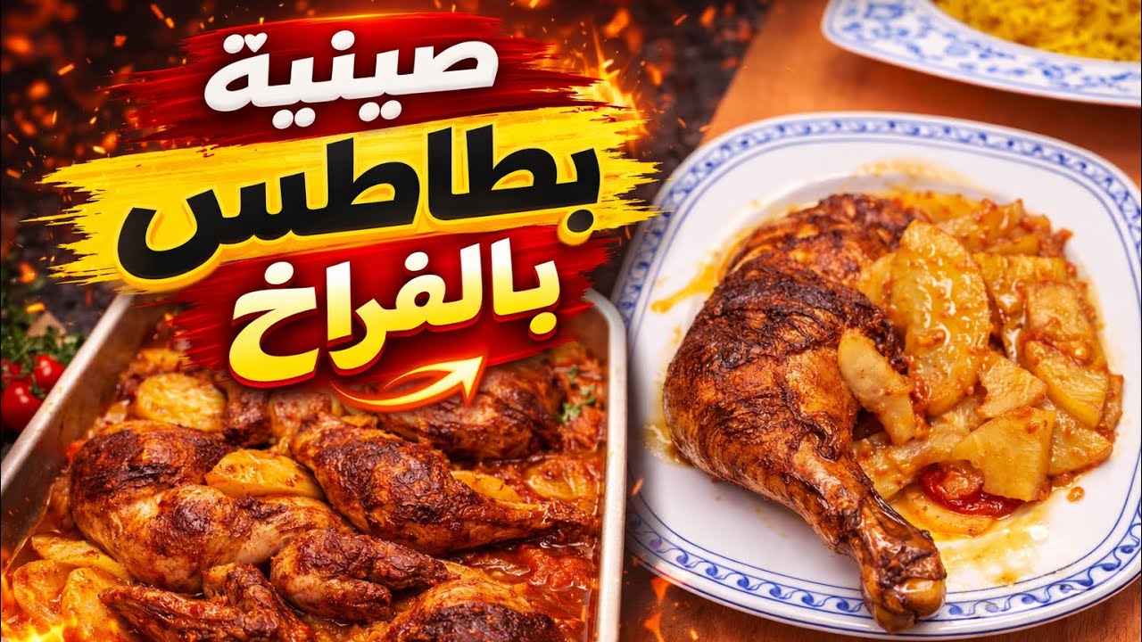 أجمد صينية بطاطس بالفراخ في الفرن 😍 هتعمليها كل يوم🔥😋