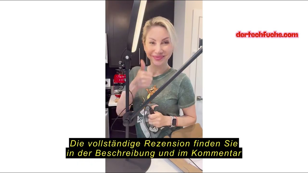 Produktbewertung LUXSURE Overhead Stativ Handy mit Ringlicht für Zwei Aufnahme-Positionen, Ringlicht