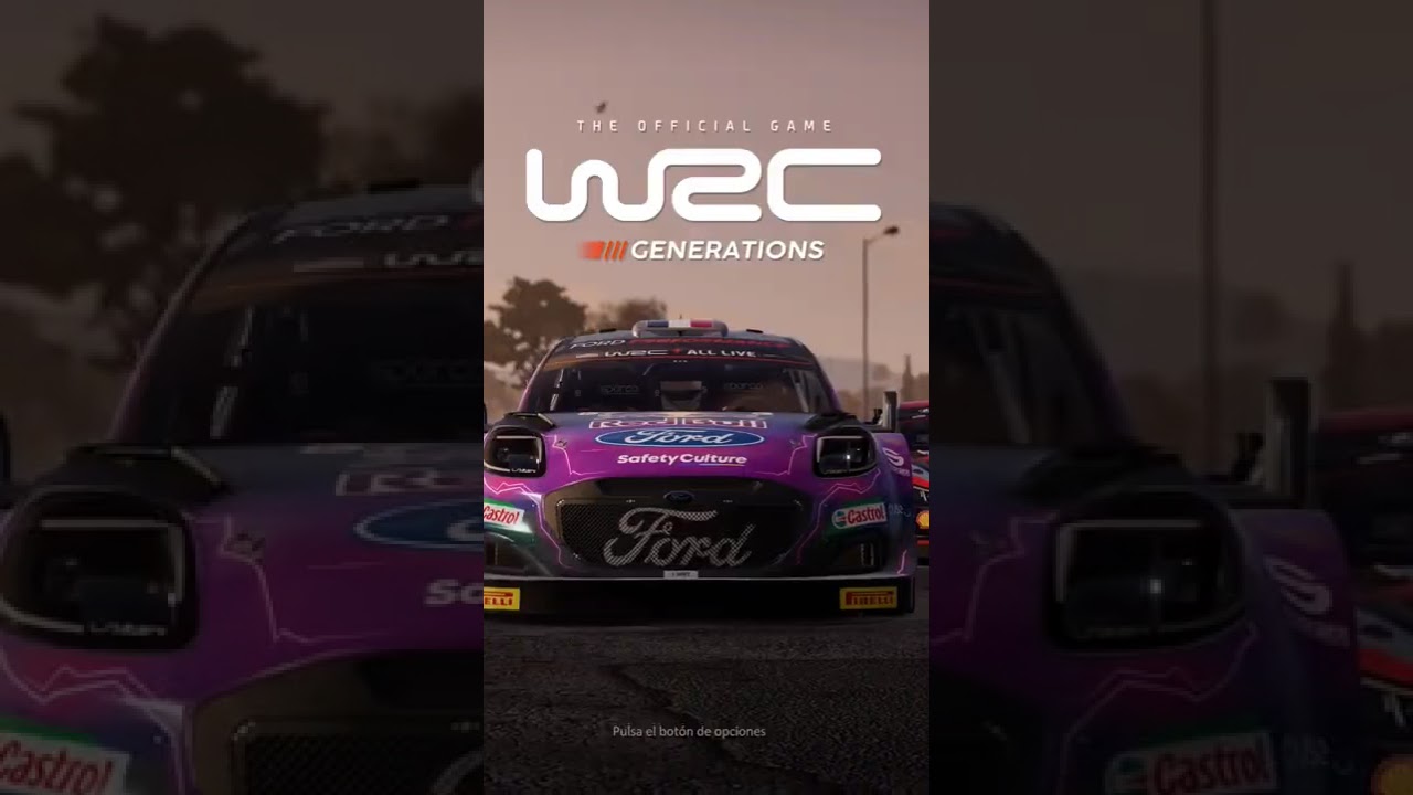WRC GENERATIONS GAME INTRO 