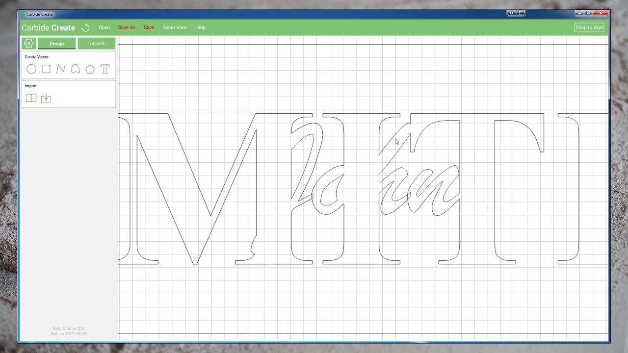 Practical CNC 02 - Creating Stacked Text in Carbide Create