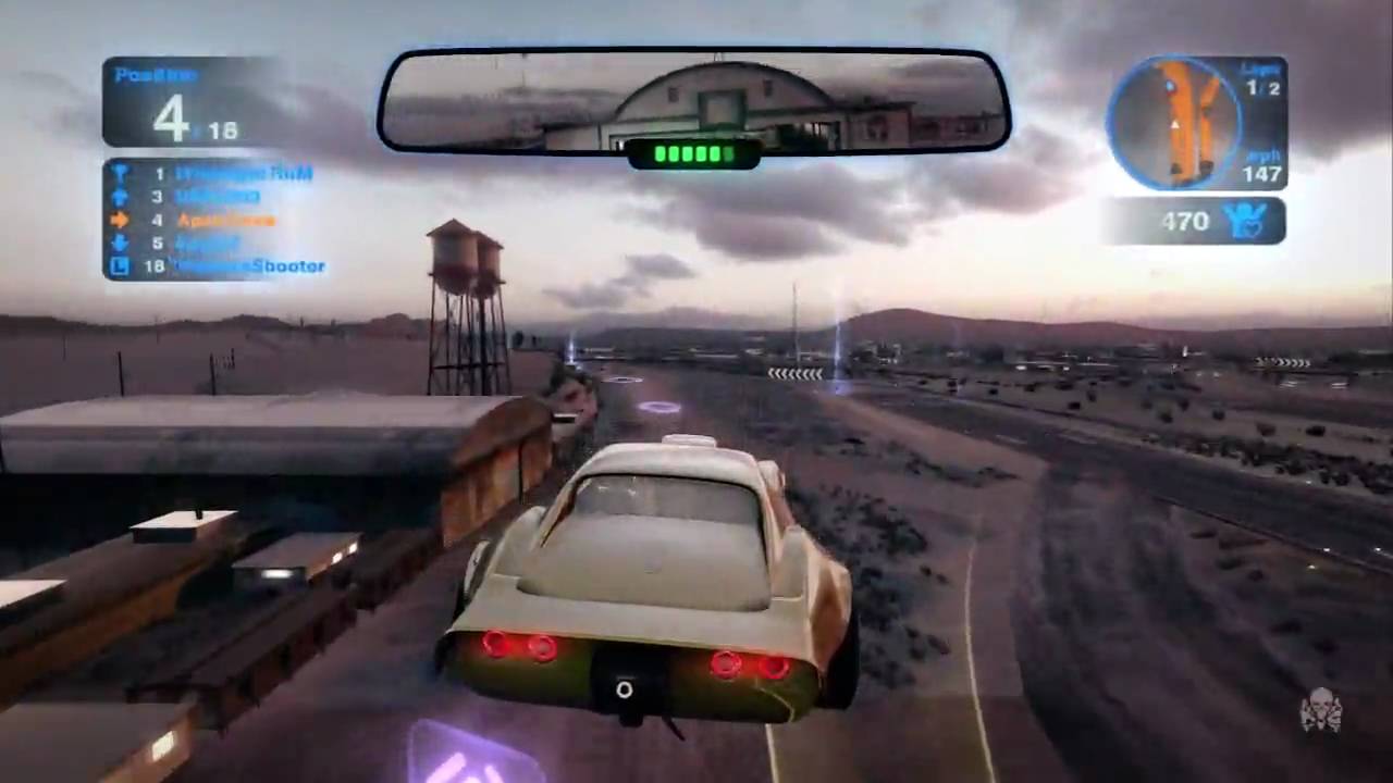 Blur Multiplayer Gameplay - Badlands Traverse