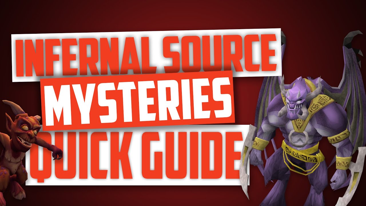 Runescape - ALL Infernal Source Mysteries! Quick Guide!