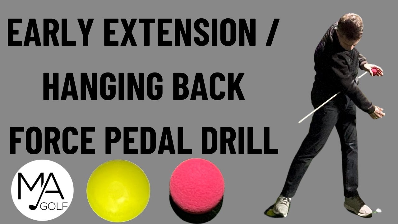 EARLY EXTENSION / HANGING BACK - FORCE PEDAL DRILL
