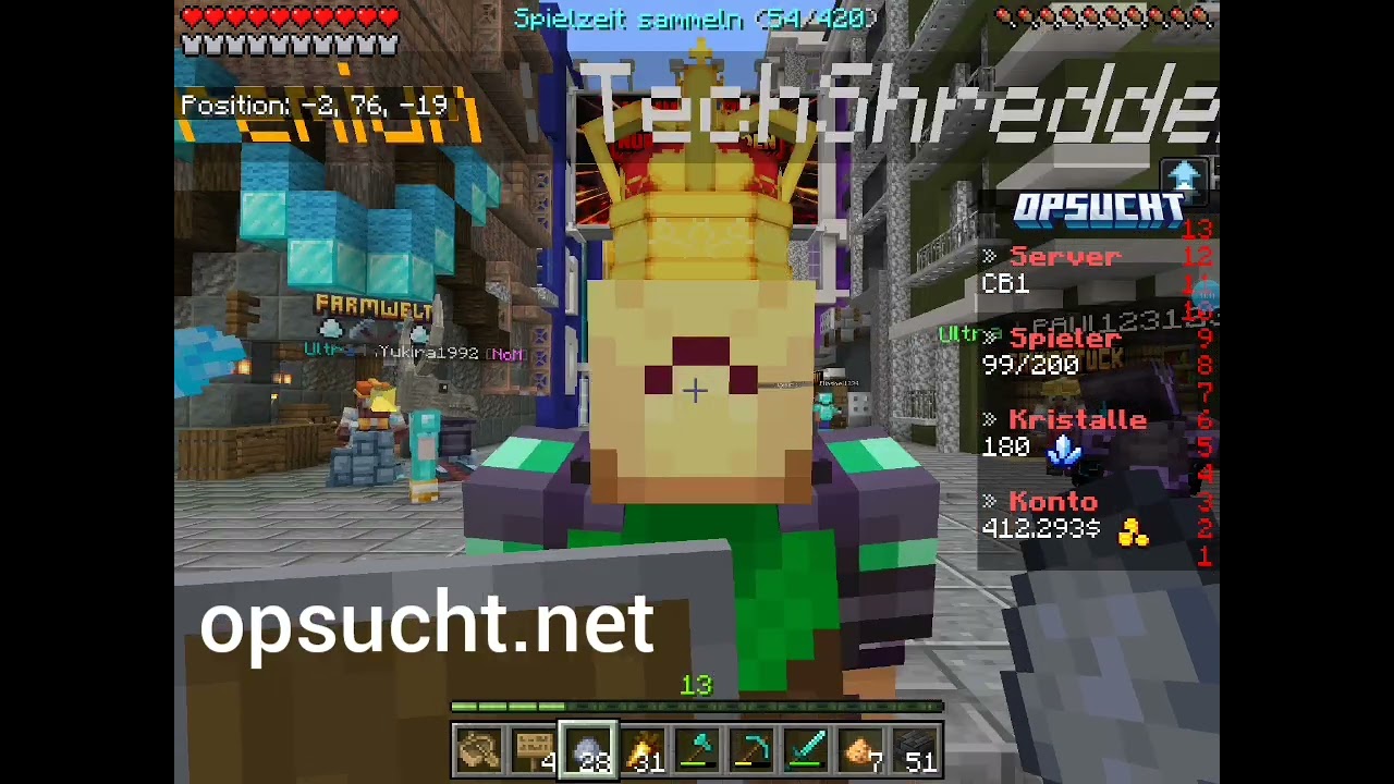 Ich bewerte spieler plots und baue mein haus weiter