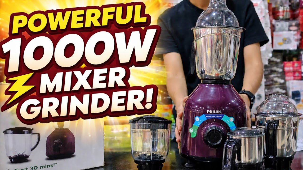 Philips 1000watts miker grinder unboxing and review | Philips HL 7714/00