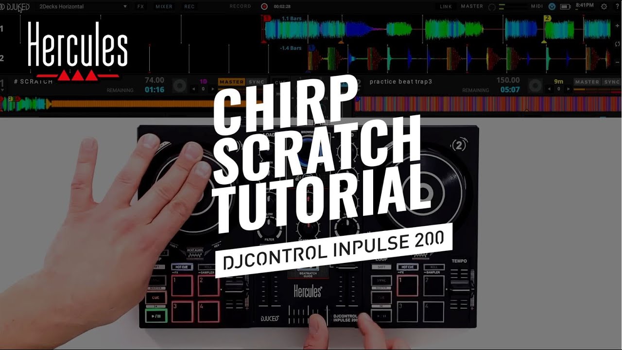 DJC Inpulse 200 - Chirp Scratch - Intermediate level | Hercules