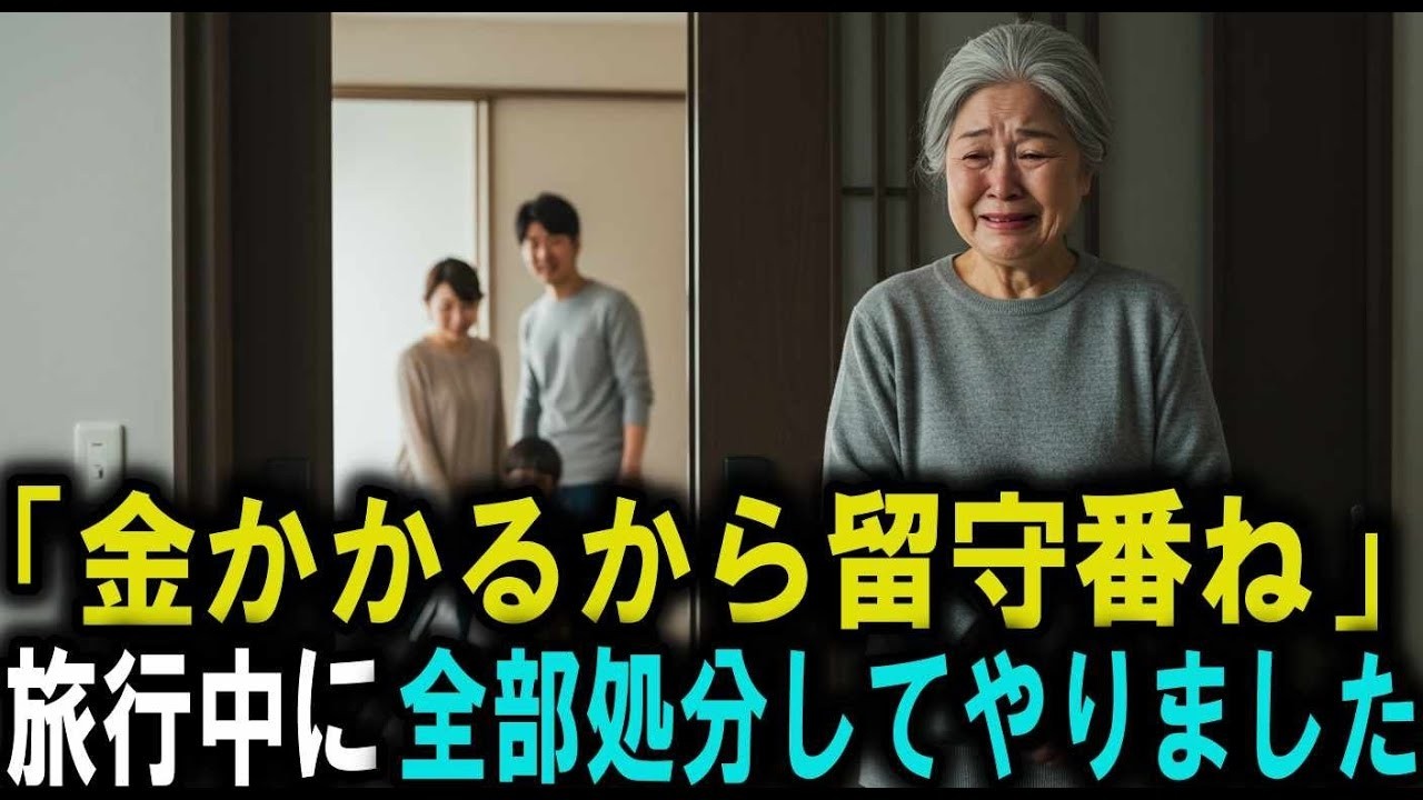 「金かかるから留守番ね」息子夫婦の言葉に、母は全てを売却しました