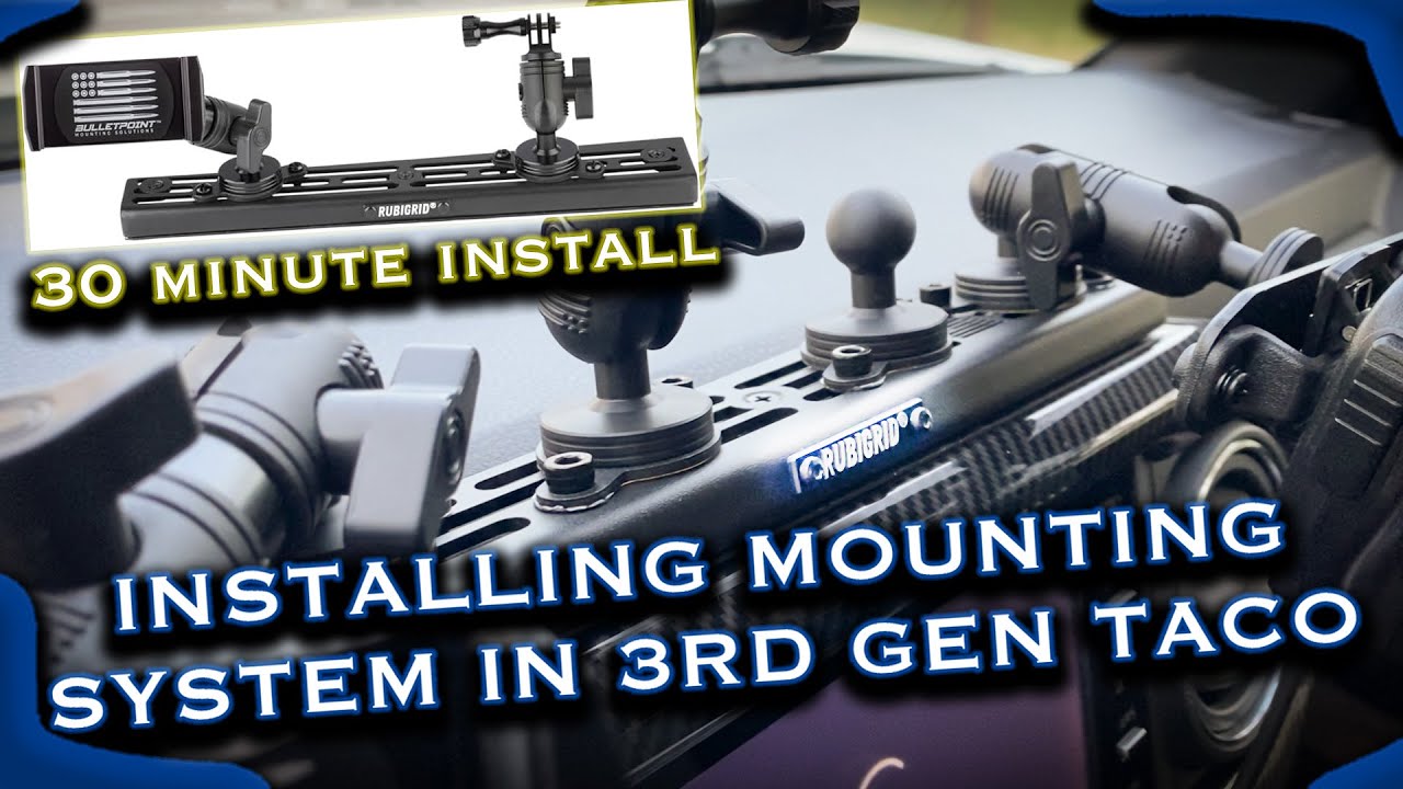 Rubi Grid Dash Mount for the Tacoma || Installation and Unboxing