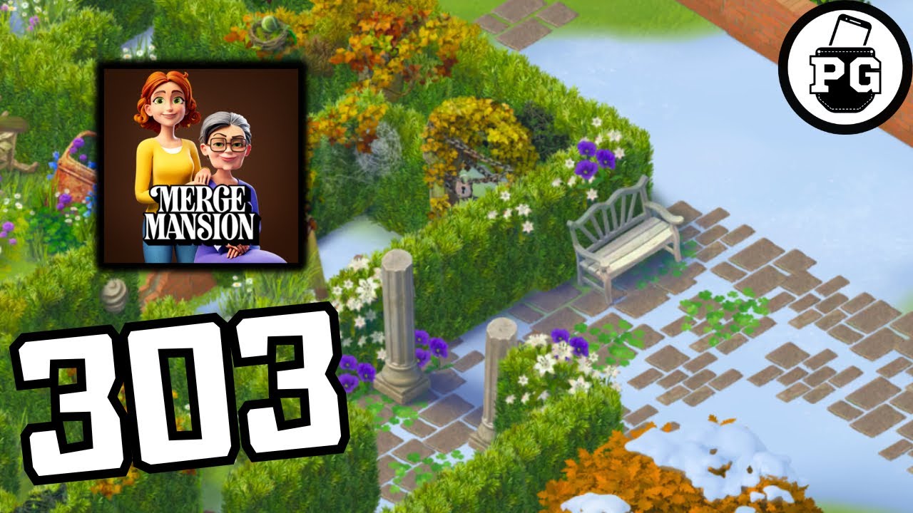 Enterance to New Maze Area Is Done ! 🏡 Merge Mansion - Gameplay Walkthrough |Part 303|
