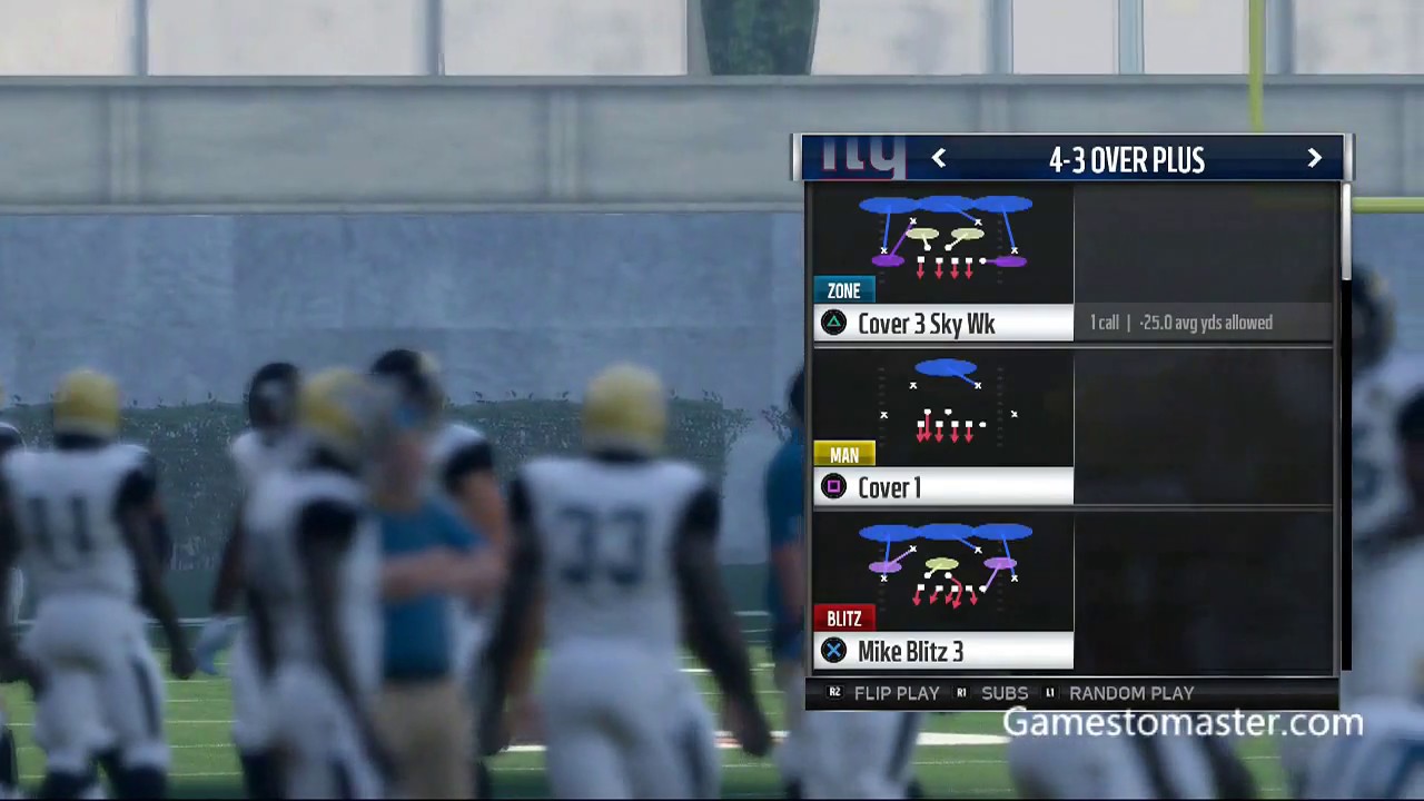 NEW YORK GIANTS DEFENSE PLAYBOOK -  Madden 18 Football
