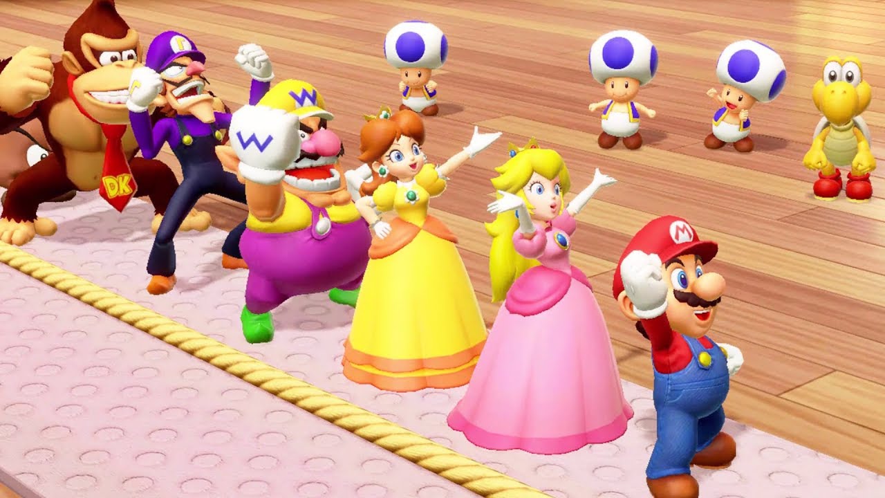 Super Mario Party - All Action Minigames