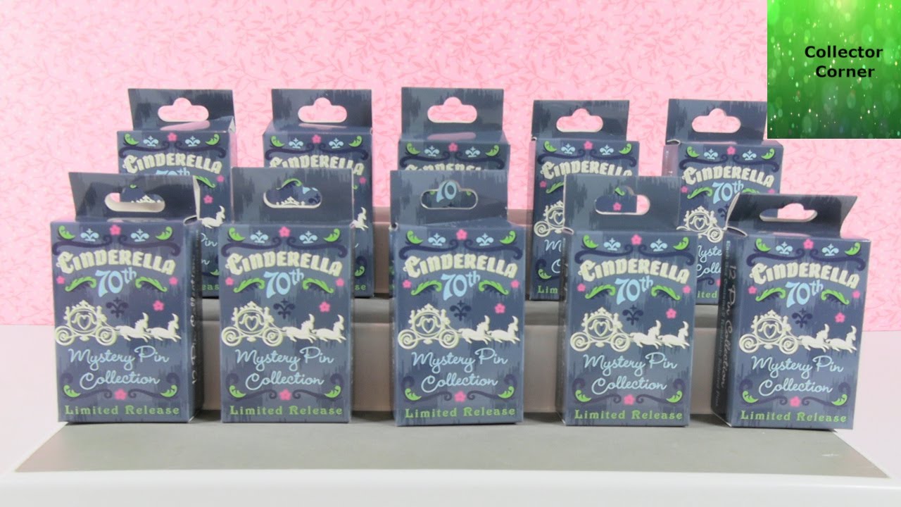 Disney Cinderella 70th Mystery Pin Collection Blind Box Opening Review | CollectorCorner