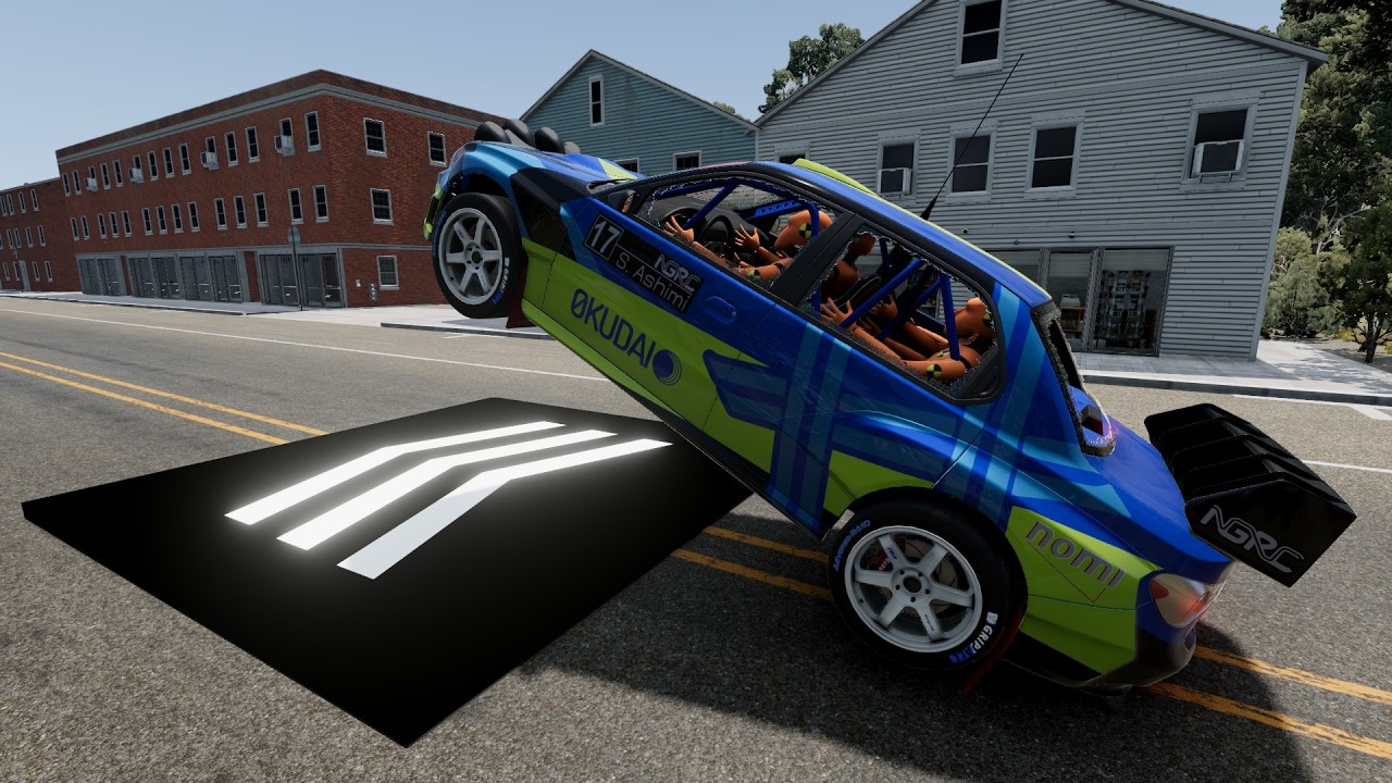 instant 850 MPH Blast: Which BeamNG Car Survives the Farthest? #07