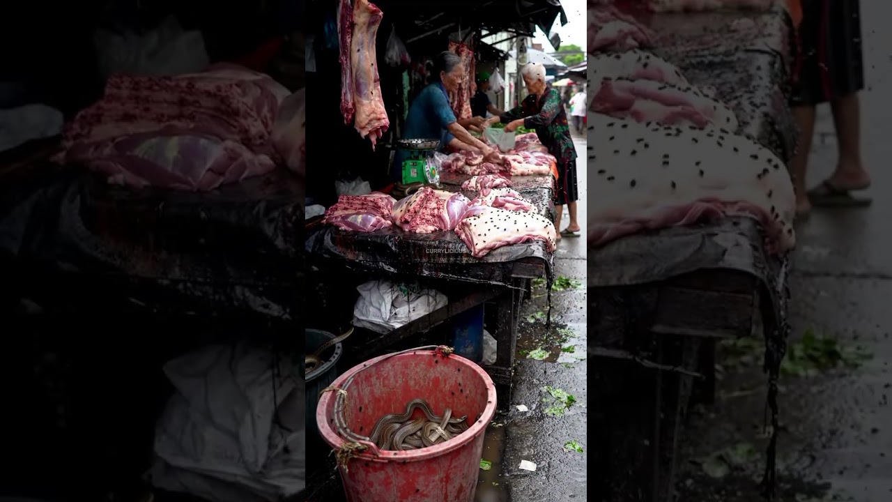 The atmosphere of the traditional market is like this every day@Curryliciousstreet-Ai