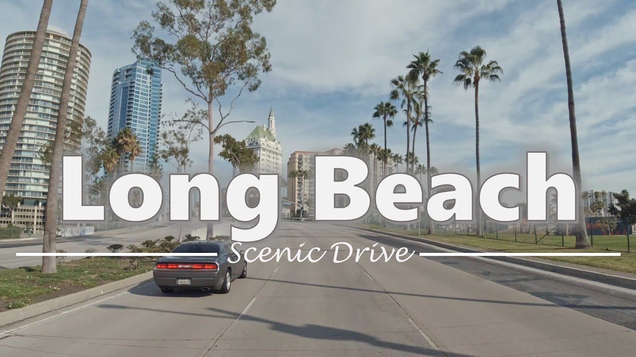 Driving in Downtown Long Beach, California - 4K60fps