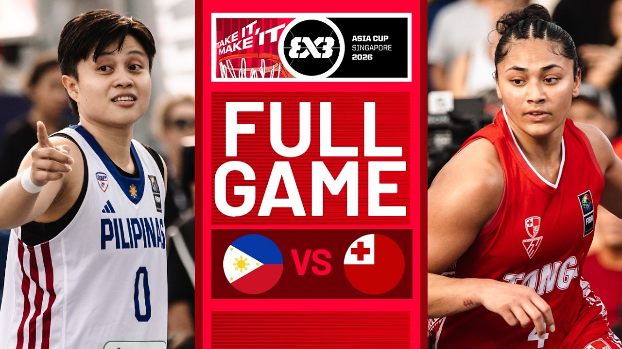 Philippines 🇵🇭 vs Tonga 🇹🇴 | Women | Full Game | FIBA 3x3 Asia Cup 2026 | #3x3Basketball