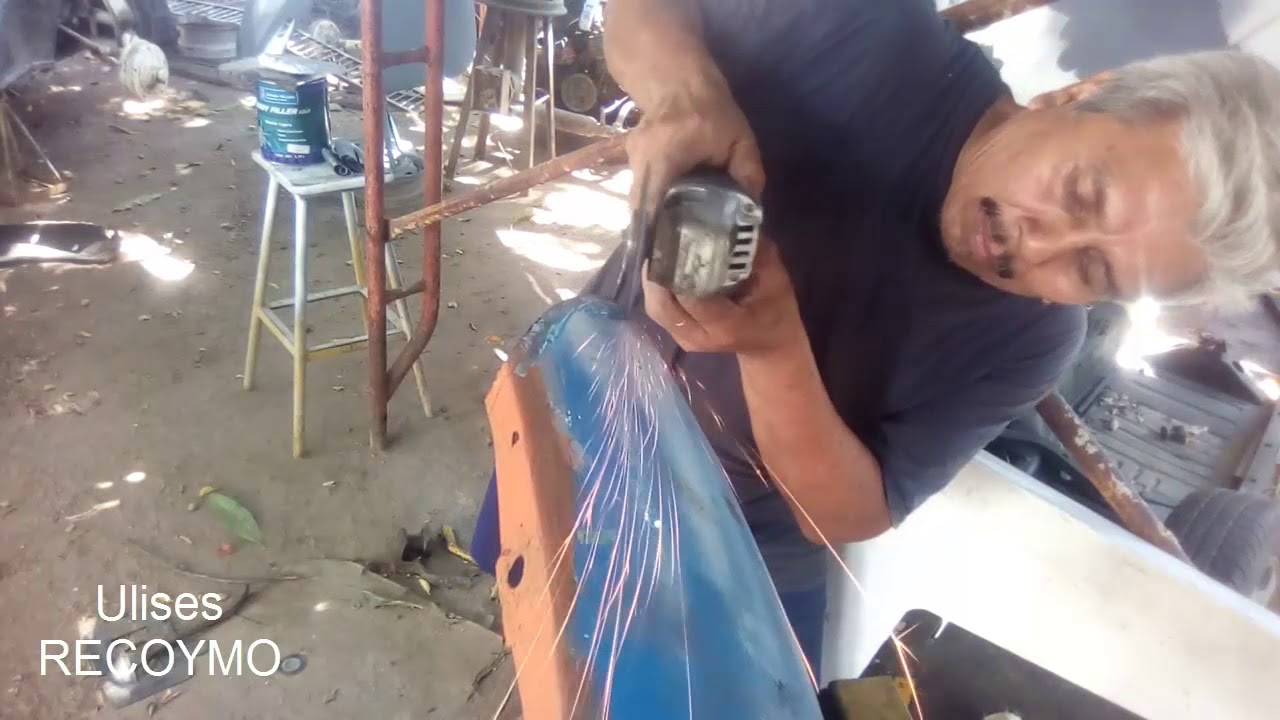 COMO INJERTAR LAMINA en piezas de autos dañadas por corrosión.
