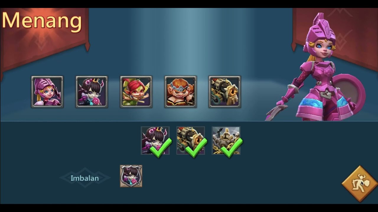 Tantangan Terbatas : Tipuan vs Tipuan Stage 4 AUTO Lords Mobile ( limited Challenge petite devil )
