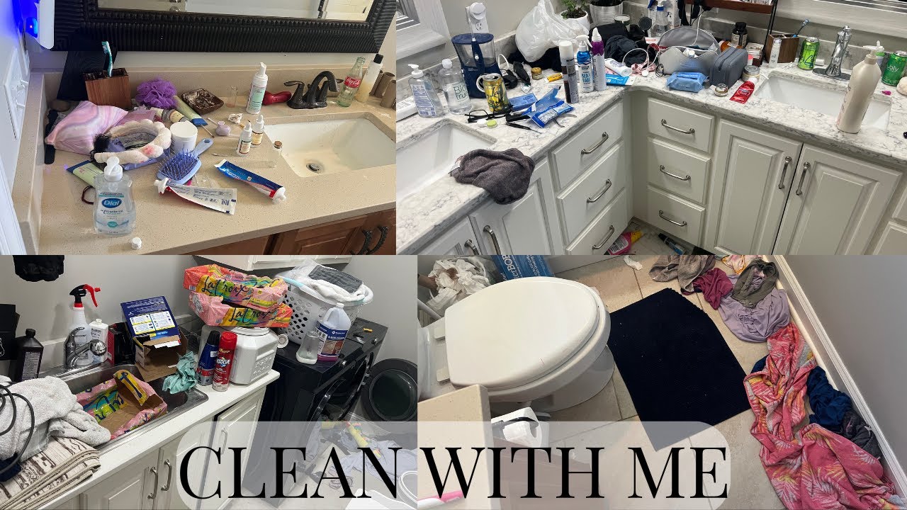 GROSS! Getting to NEGLECTED Rooms (Bathrooms and Laundry)