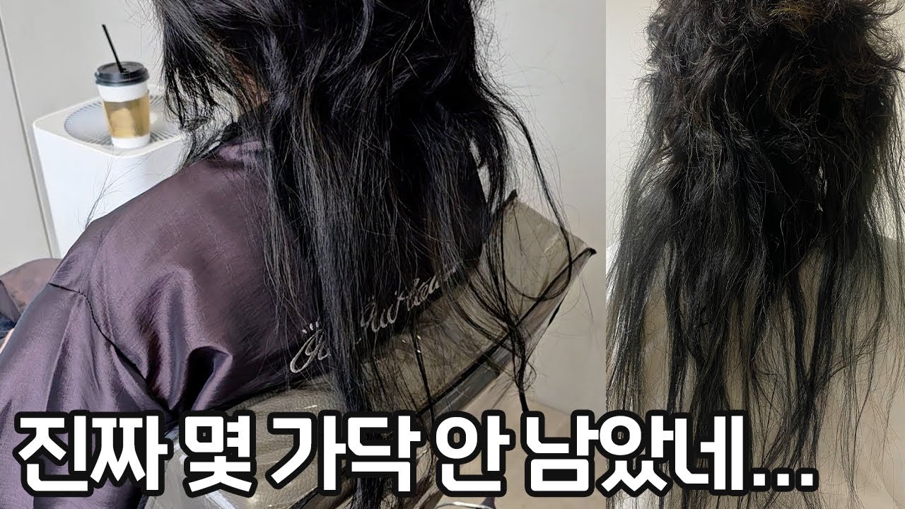 저는 뿌리탈색한 죄밖에 없는데 왜 이렇게 된거죠.. ㅜㅜ