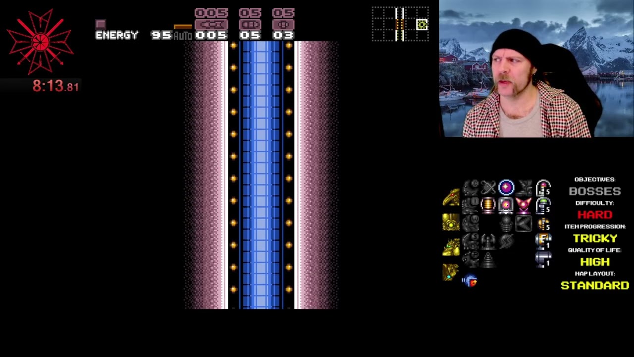 Super Metroid Map Rando Hard Tricky In 01:05