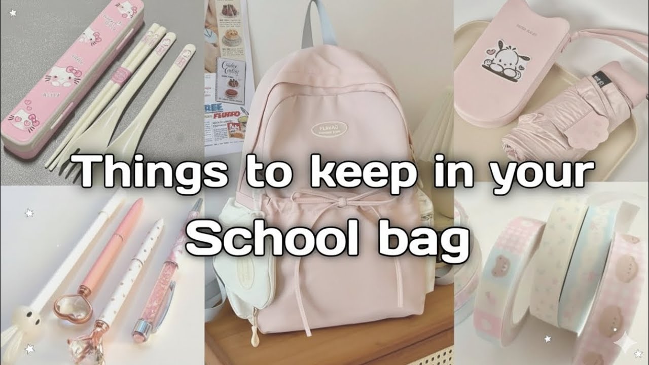 Things To Keep In Your Bag In 2026🏫🎒 || Must Watch This Video|| 