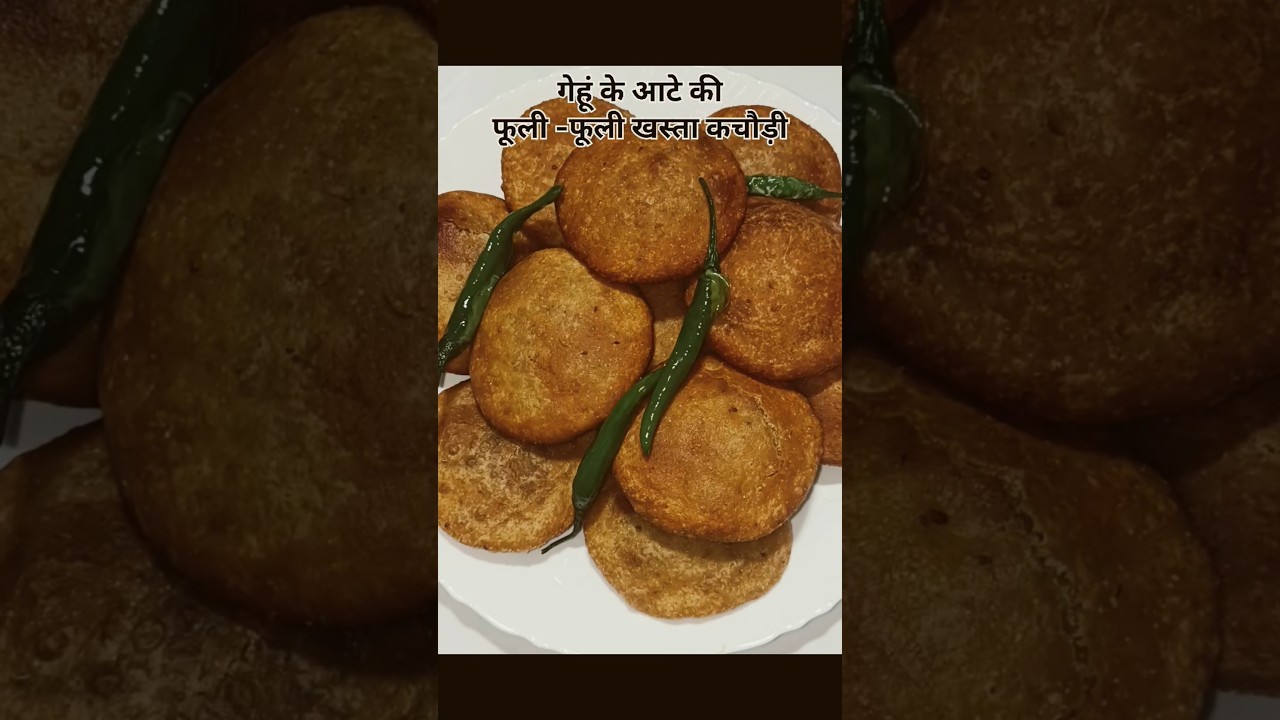 गरमागरम आलू की खस्ता कचौड़ी।#shorts
