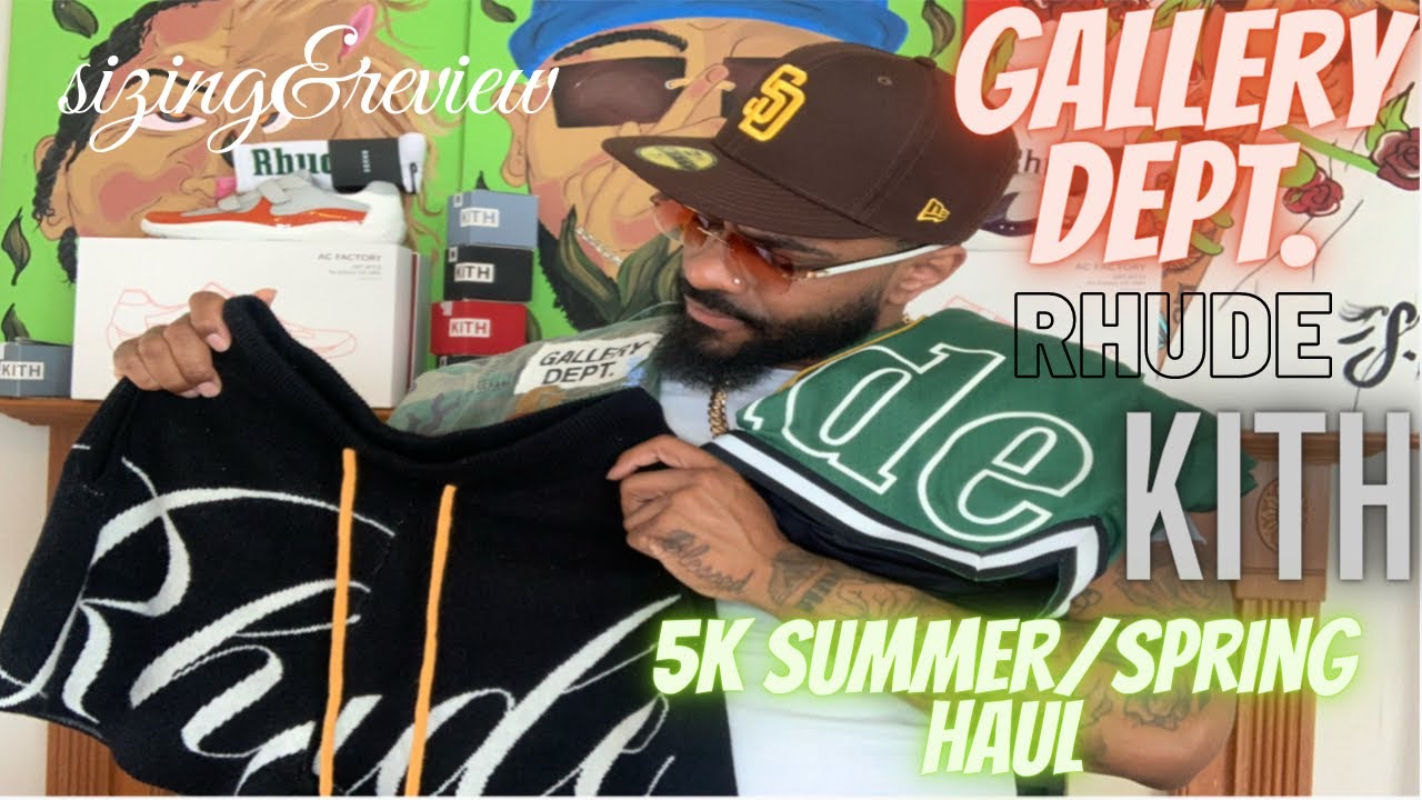 I spent $5,000 on shorts Gallery Dept.|Rhude|Kith and more (Must watch)