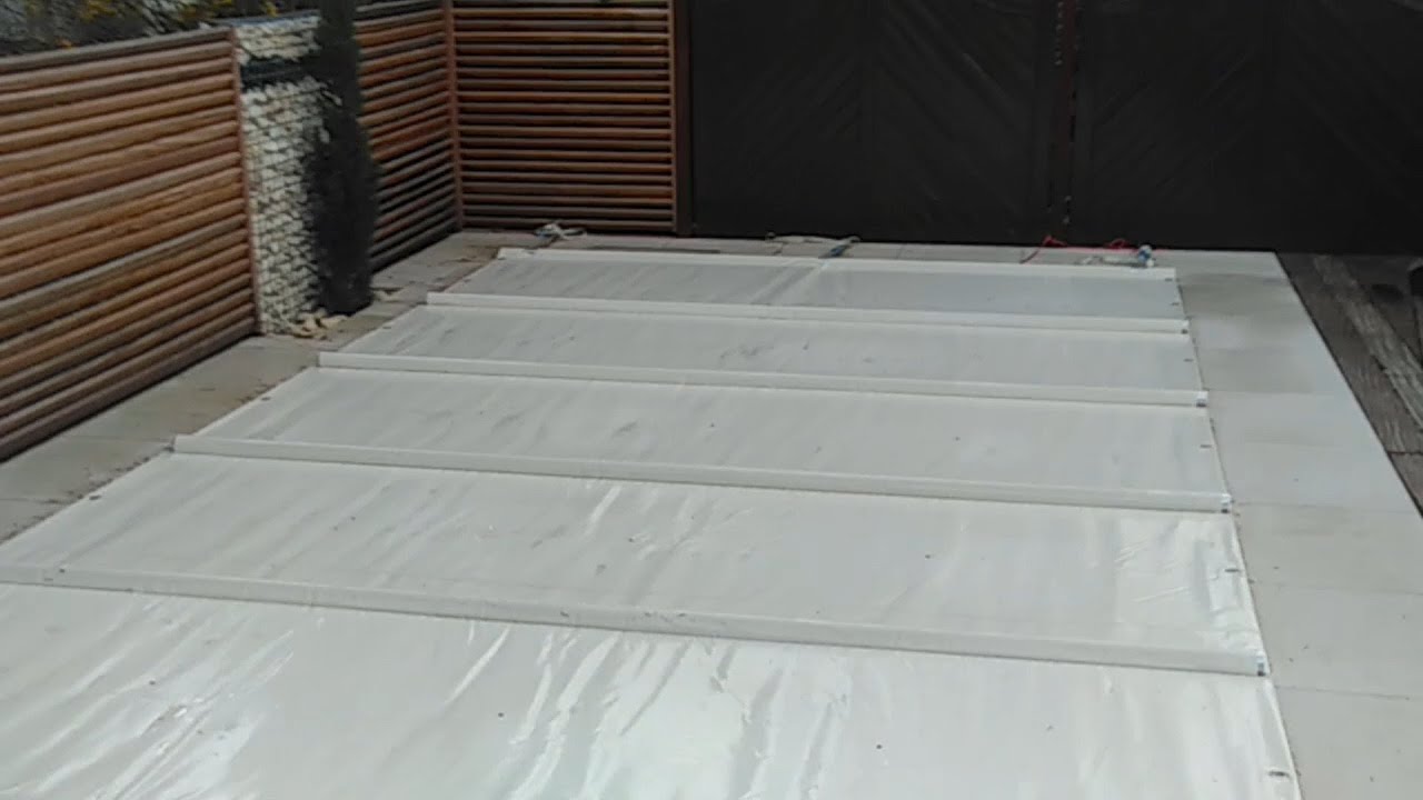 Pool Winterabdeckung - ein Erfahrungsbericht mit Sicherheitsabdeckung #Pool #Pooldesign #Wärmepumpe