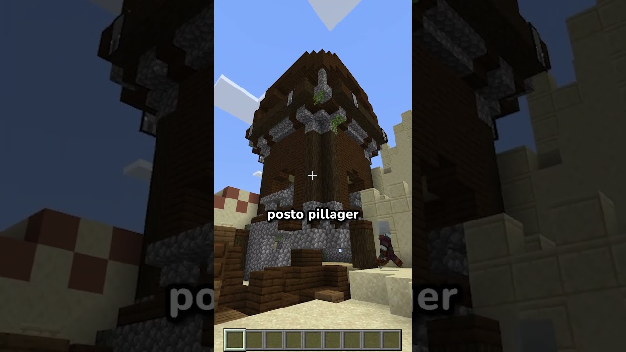 A praia mais ca&oacute;tica do Minecraft.