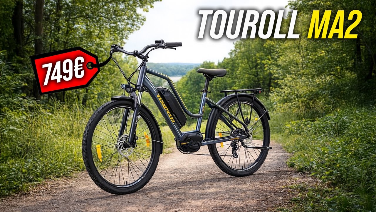 🚀 Le Vélo Électrique à Moteur Pédalier LE MOINS CHER de France ! Touroll MA2 : Test complet ⚡️🚲