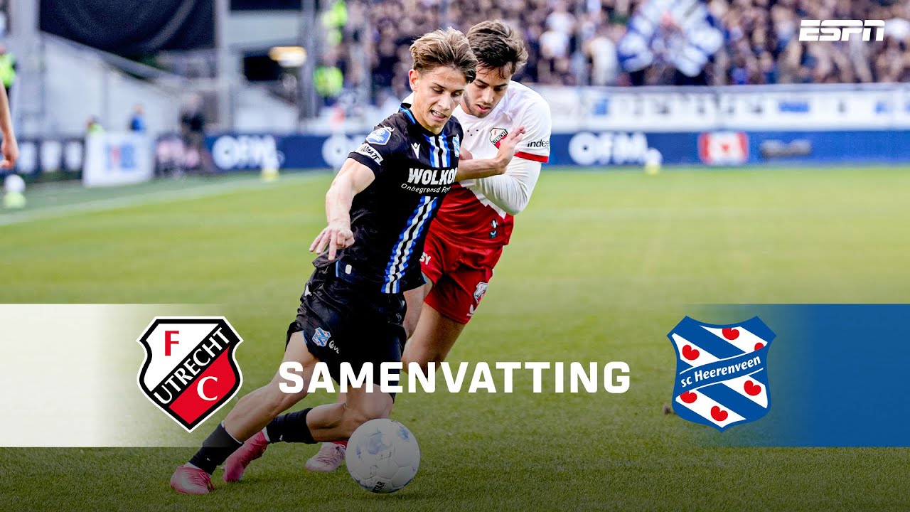 DYLAN VENTE opnieuw ZEER BELANGRIJK 🎯 | Samenvatting FC Utrecht - sc Heerenveen
