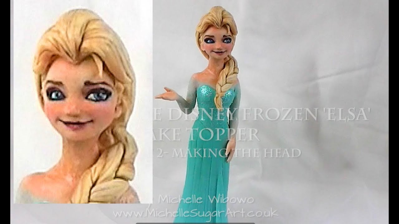 How to make your own Disney Frozen Elsa cake topper- Part 2 of 2- Model the body