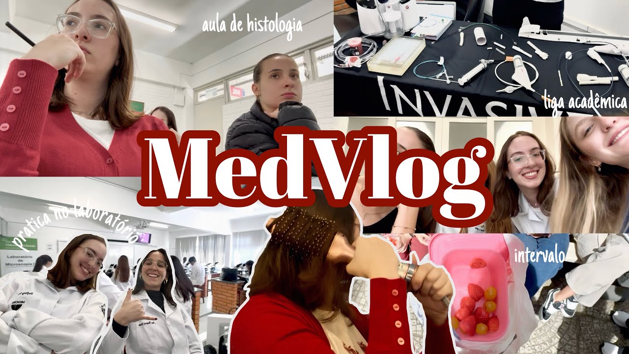 um dia comigo no primeiro per&iacute;odo de medicina | MEDVLOG #1 🔬🦠