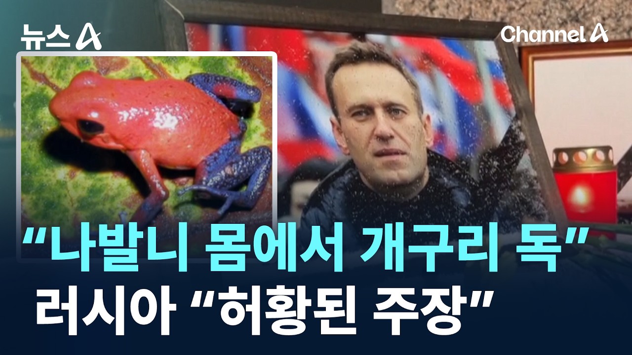 유럽 5개국 “나발니 몸에서 개구리 독”…러시아 “허황된 주장” / 채널A / 뉴스A