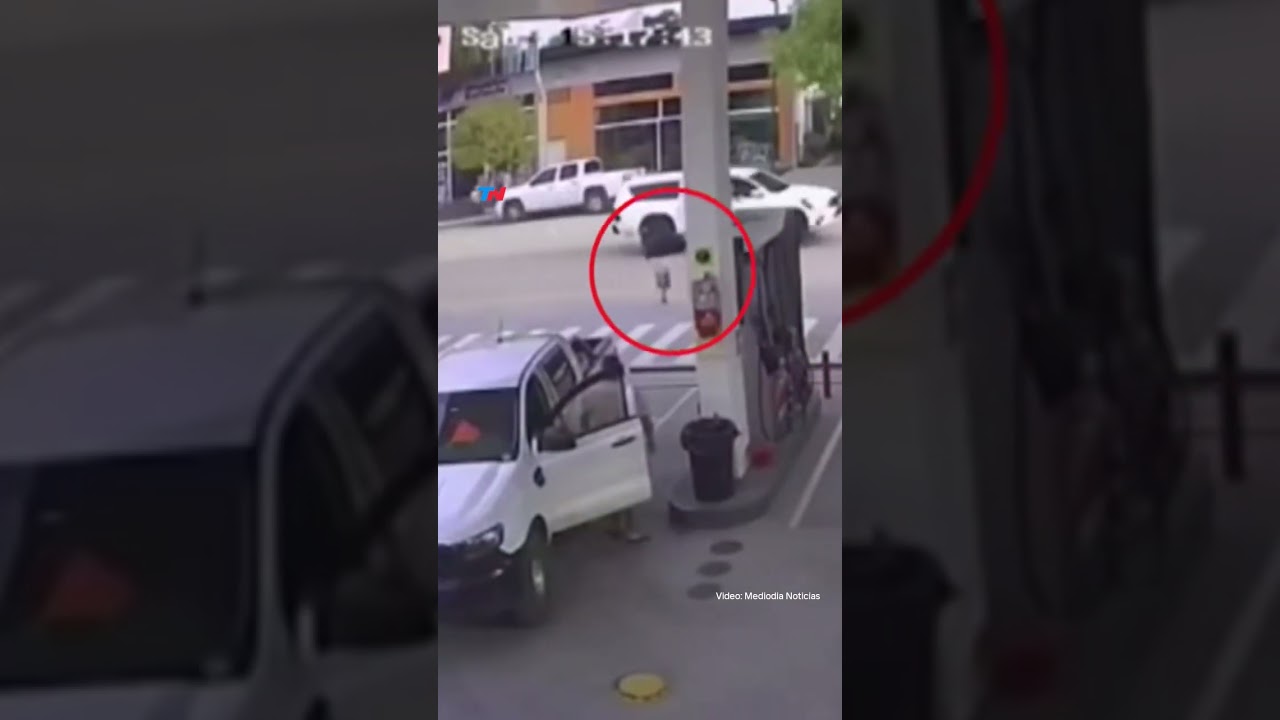 PERSECUCIÓN DE PELÍCULA I Dos ladrones destrozaron un kiosco por huir de la policía en San Clemente