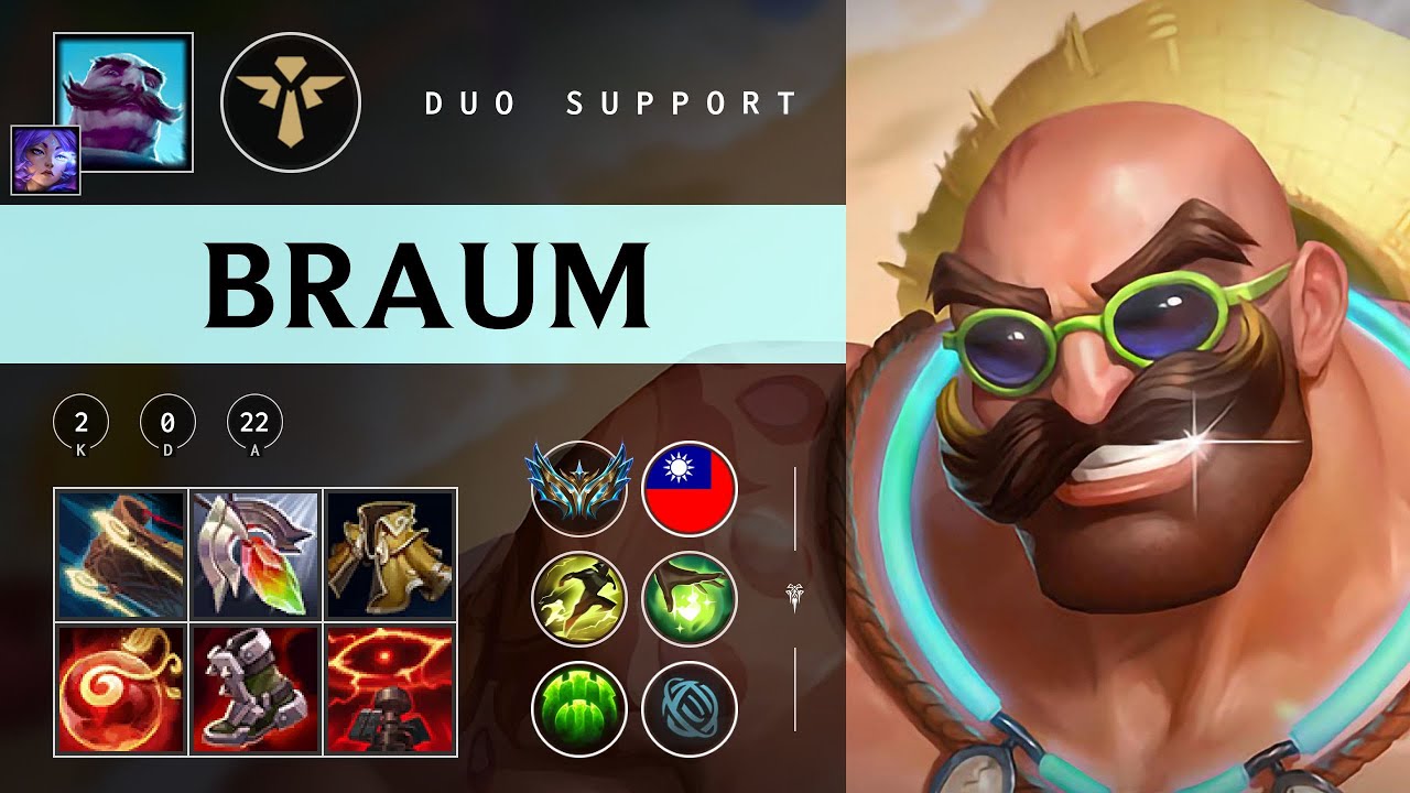 Braum Support vs Janna - TW Challenger Patch 25.24