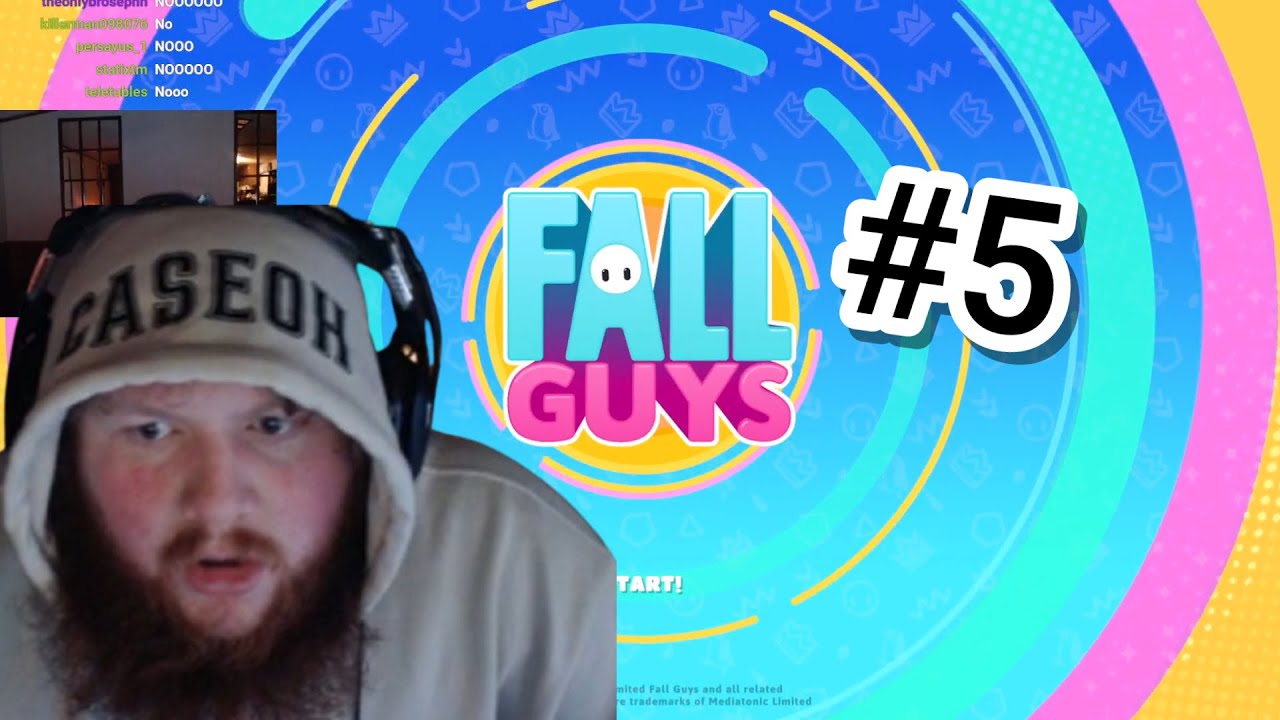 Caseoh plays [Fall Guys] [part 5]