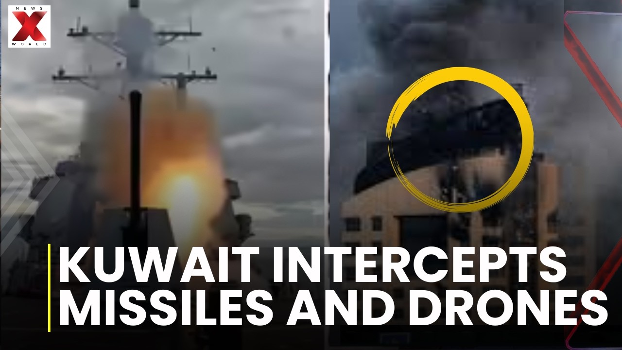 Kuwait Missile Threat: Kuwait Air Defenses Engage Drones and Missiles Interception| NewsX World