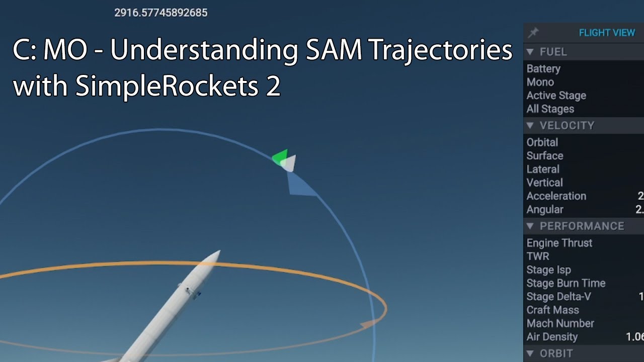 C: MO - Understanding SAM Trajectories with SimpleRockets 2