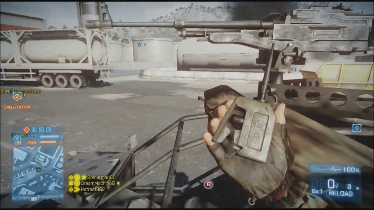 Battlefield 3 hacked May 2013 - Tank epicness lolz
