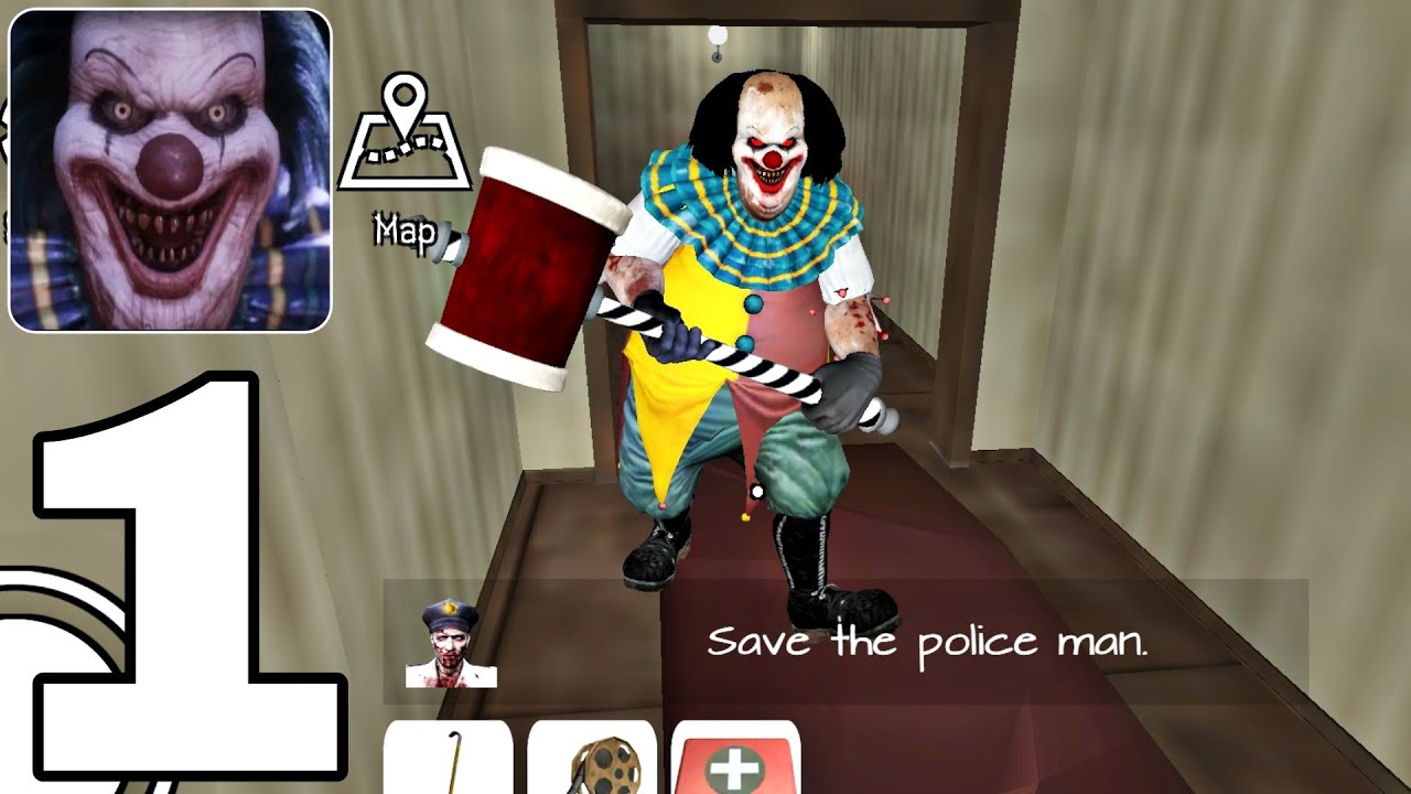Horror Clown Scary Escape Game | Chapter 1 | GamePlay Walkthrough Part 1 ( iOS, Android )