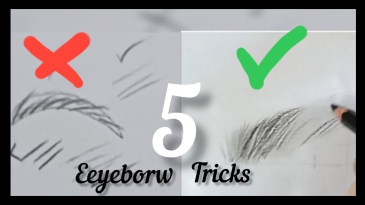 Common Mistakes vs Correct Way to Draw Eyebrows