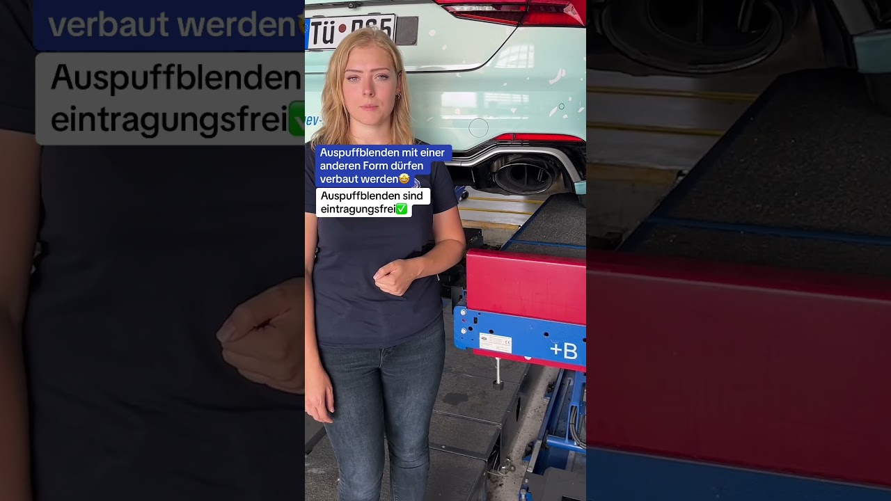 Ihr wollt eure Auspuffblende &auml;ndern? Kein Problem! #tuning #auspuffblende #abgasanlage #t&uuml;vs&uuml;d