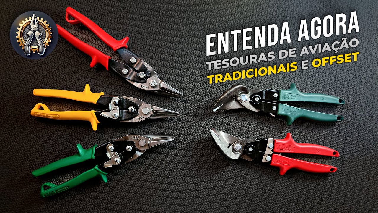 Como Usar Tesouras de Aviação: Diferenças entre Tradicionais e Offset
