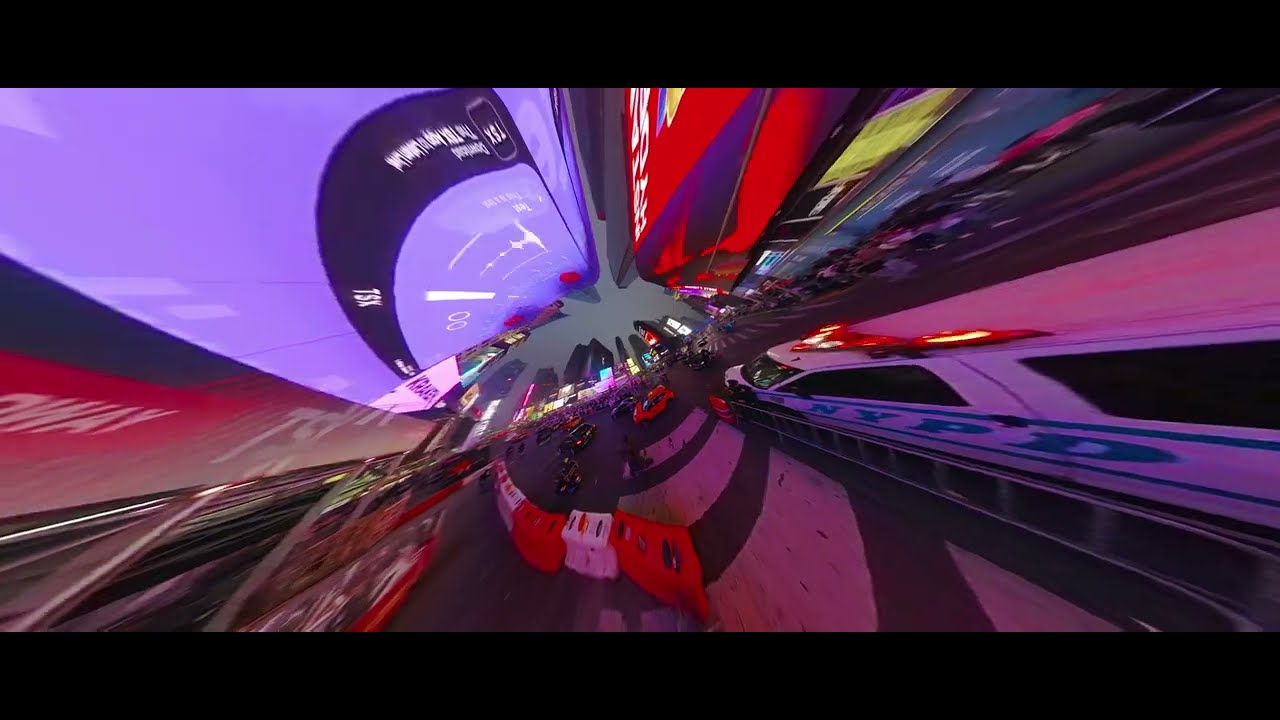 Ukrainian rally / NYC Times Square Jun 6 2023 / Insta360 extended selfie stick glitch test.