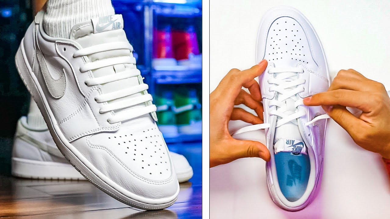 How To Lace Air Jordan 1 Low OG (5 EASY WAYS Tutorial)