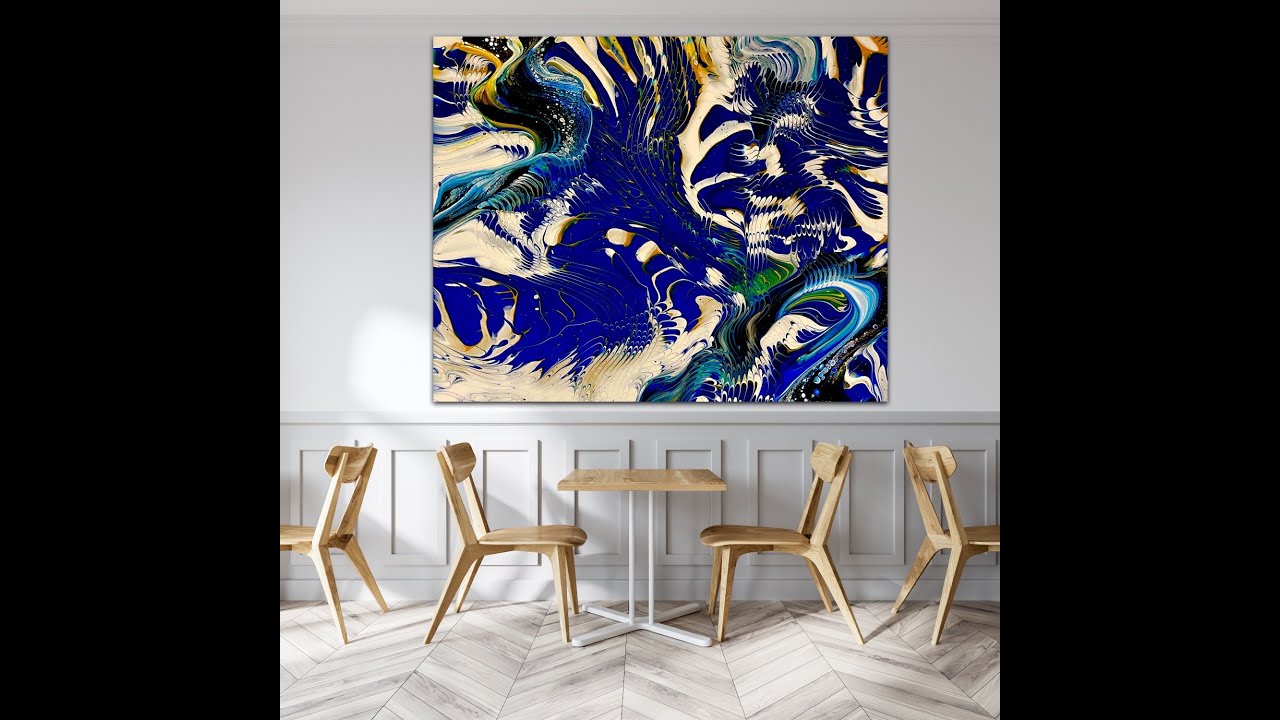 #81 I RING POUR I ACRYLIC POURING I FLUID ART TECHNIQUES I CONTEMPORARY ART I MODERN ABSTRACT ART