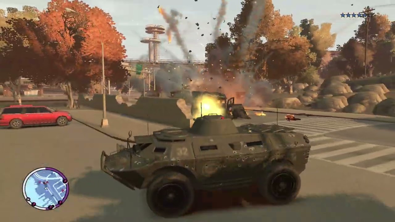 GTA IV TBOGT: APC Bridge of Death & 6 Star Police Chase Escape #11🚨🔥