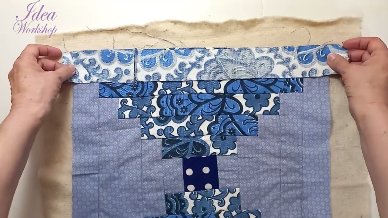 Scrap Fabric Rug | Easy DIY Patchwork Rug